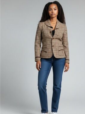 Made in France plaid jacket